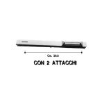 MANIGLIA FORNO X FULGOR L.476 BIANCA - M1690